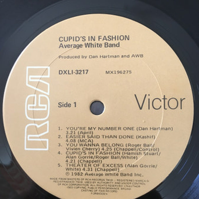 Average White Band – Cupid's In Fashion (VG+/VG+)