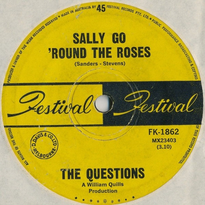 The Questions – Sally Go 'round The Roses (VG/Generic)