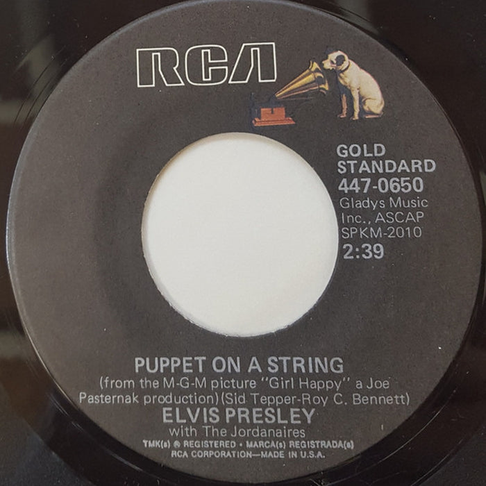 Elvis Presley – Puppet On A String / Wooden Heart (VG+/Generic)