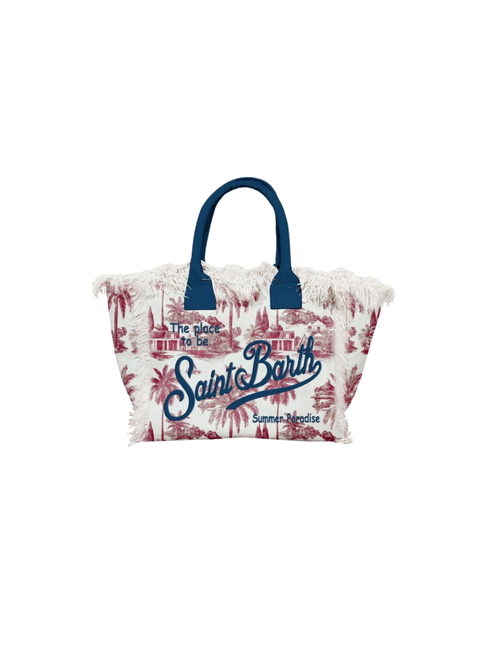 Borsa "vanity" Saint Barth con palme