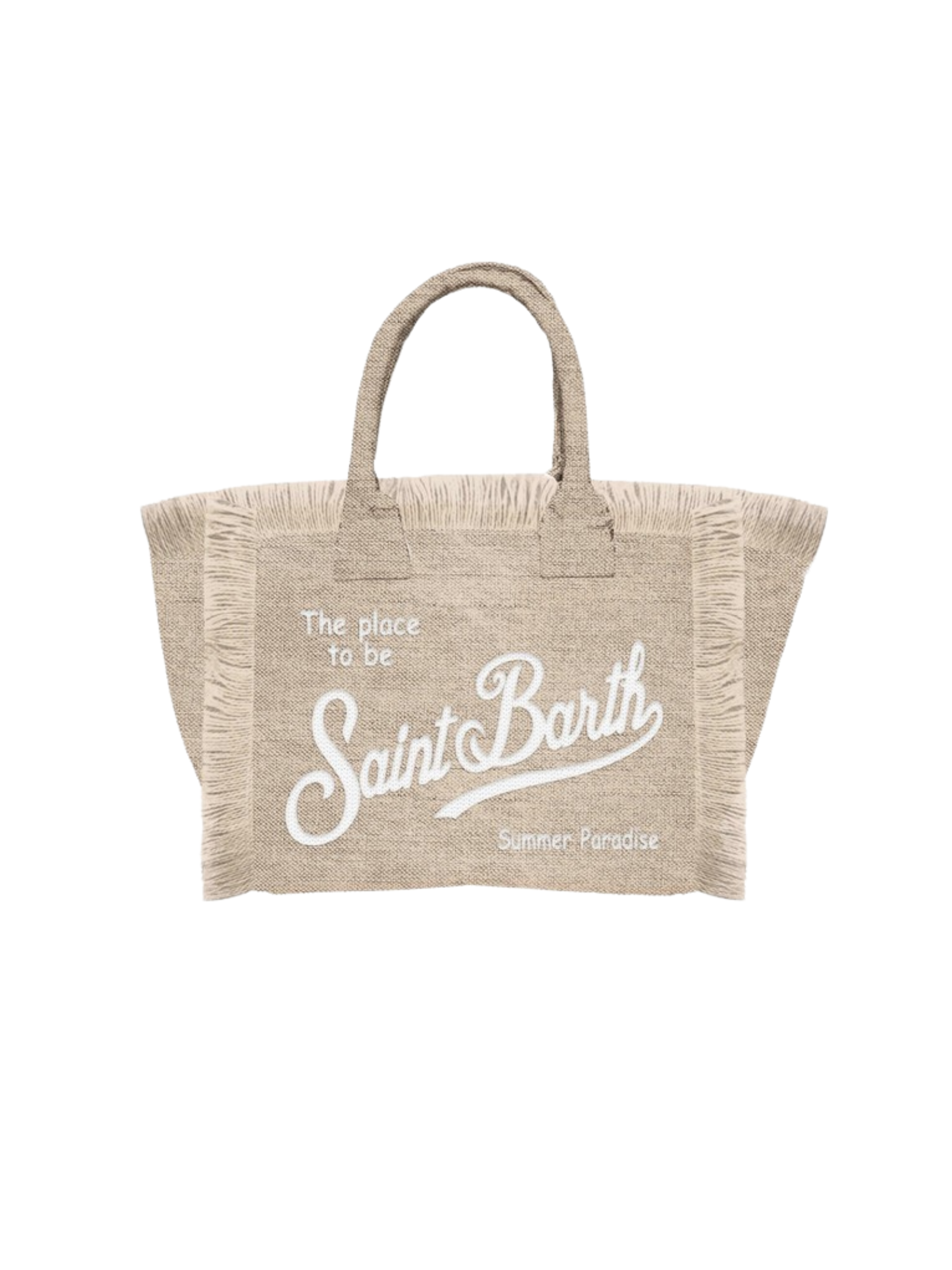 Borsa "colette linen" Saint Barth tortora