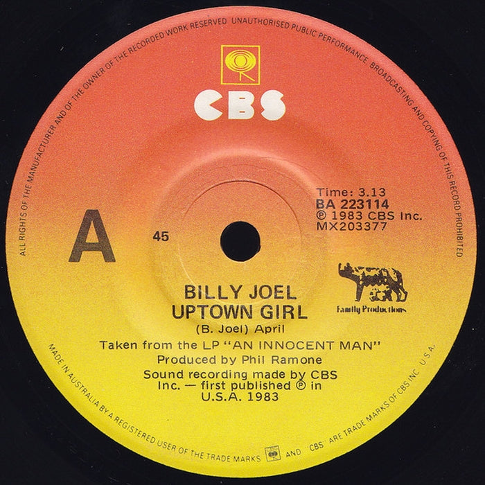 Billy Joel – Uptown Girl (E/Generic)
