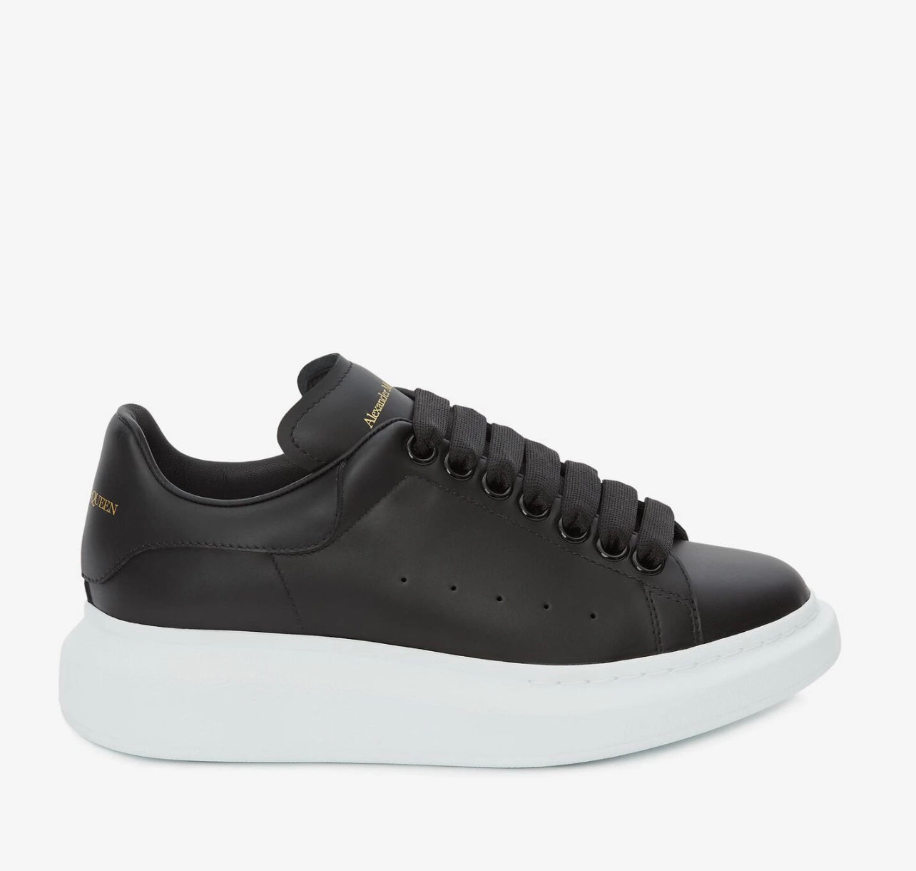 ALEXANDER MCQUEEN NERA CON SUOLA BIANCA