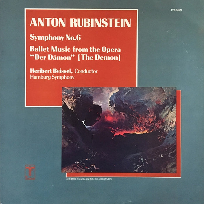 Anton Rubinstein, Heribert Beissel, Hamburger Symphoniker – Symphony No.6 / Ballet Music From The Opera “Der Dämon” [The Demon] (VG+/VG)