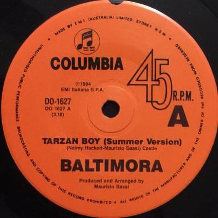 Baltimora – Tarzan Boy (VG+/Generic)