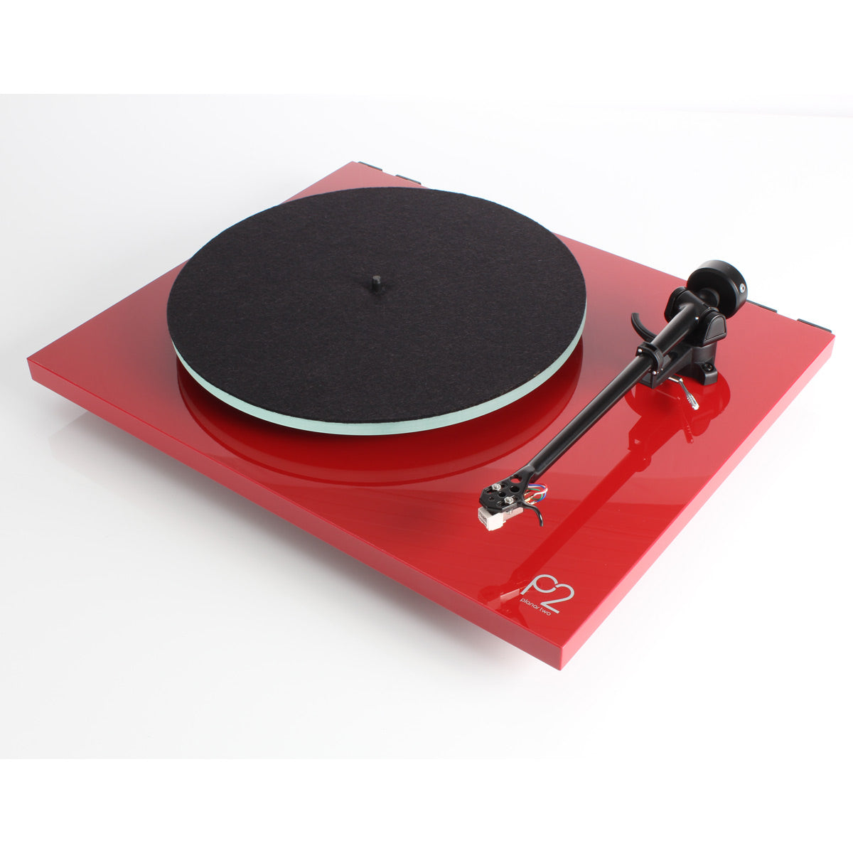 RegaPlanar 2 Turntable with Premounted Carbon MM Cartridge (Gloss Red)