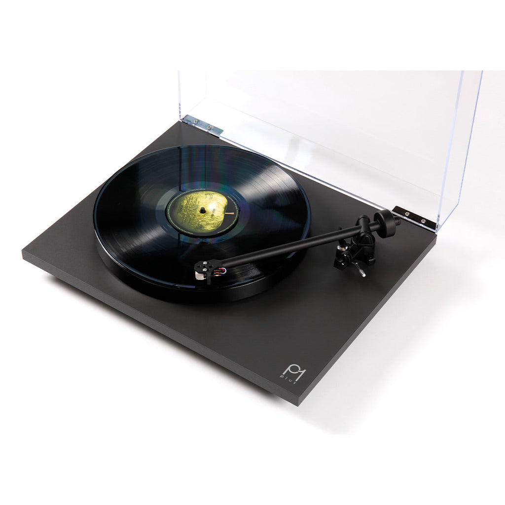 RegaPlanar 1 Plus Turntable with Premounted Carbon MM Cartridge (Matte Black)