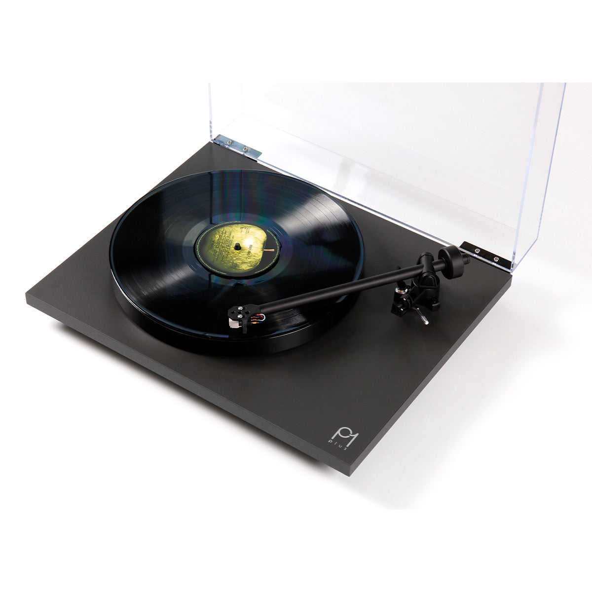 RegaPlanar 1 Plus Turntable with Premounted Carbon MM Cartridge (Matte Black)