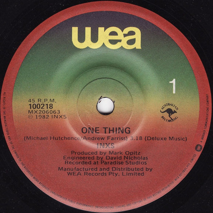 INXS – One Thing (VG+/Generic)