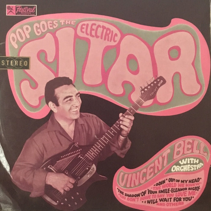 Vincent Bell With Orchestra – Pop Goes The Electric Sitar (VG+/VG+)