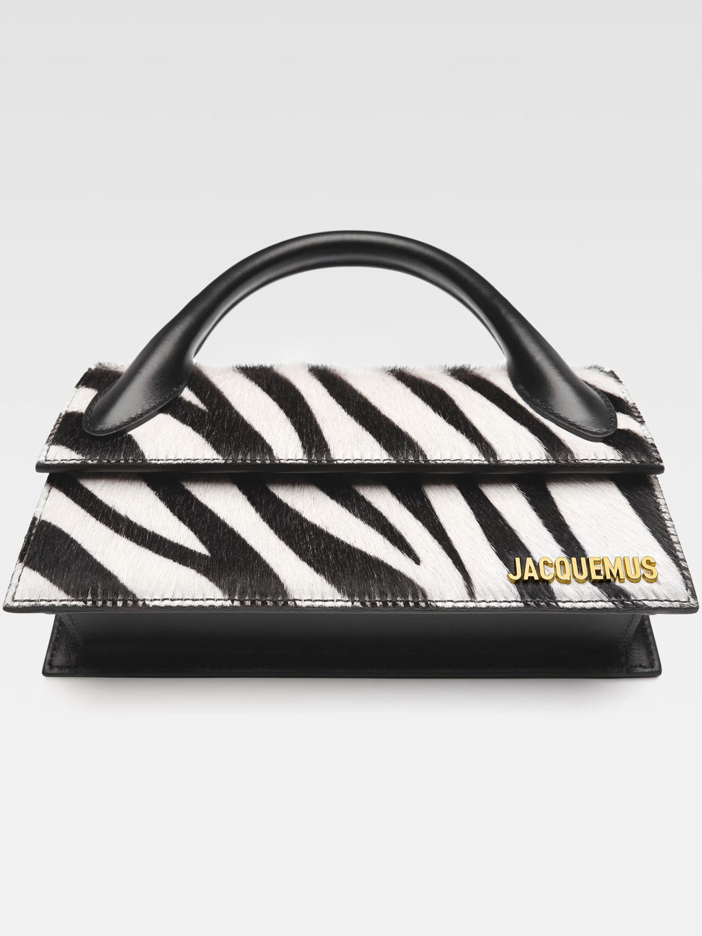 Jacquemus Le Chiquito Long Black e White Zebra
