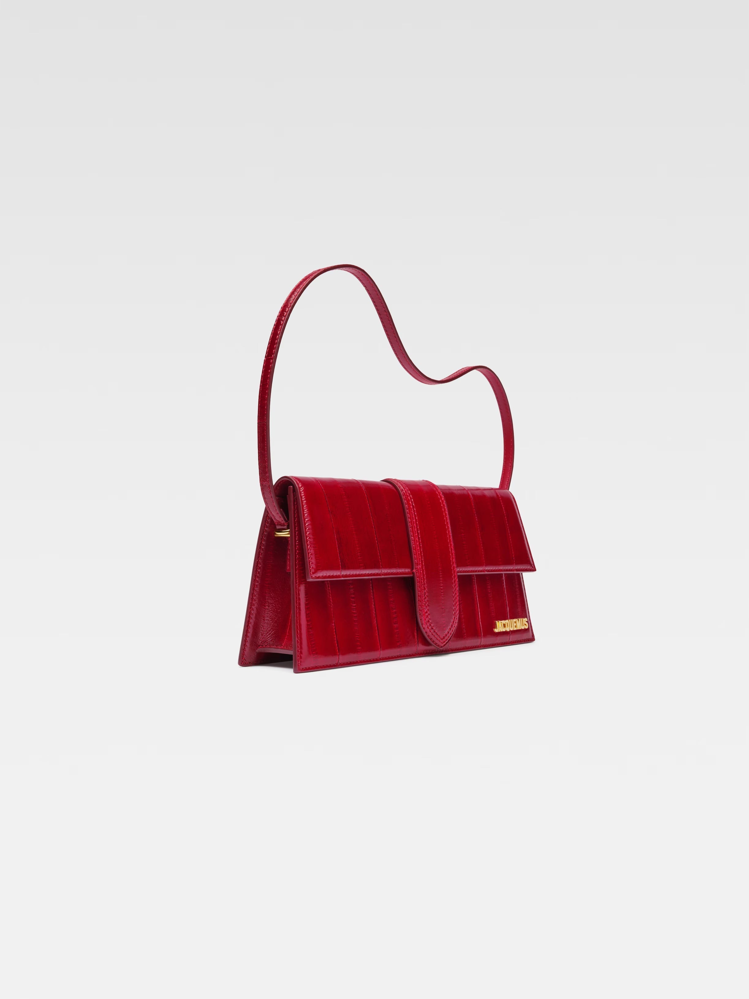 Jacquemus Le Bambino Long Dark Red
