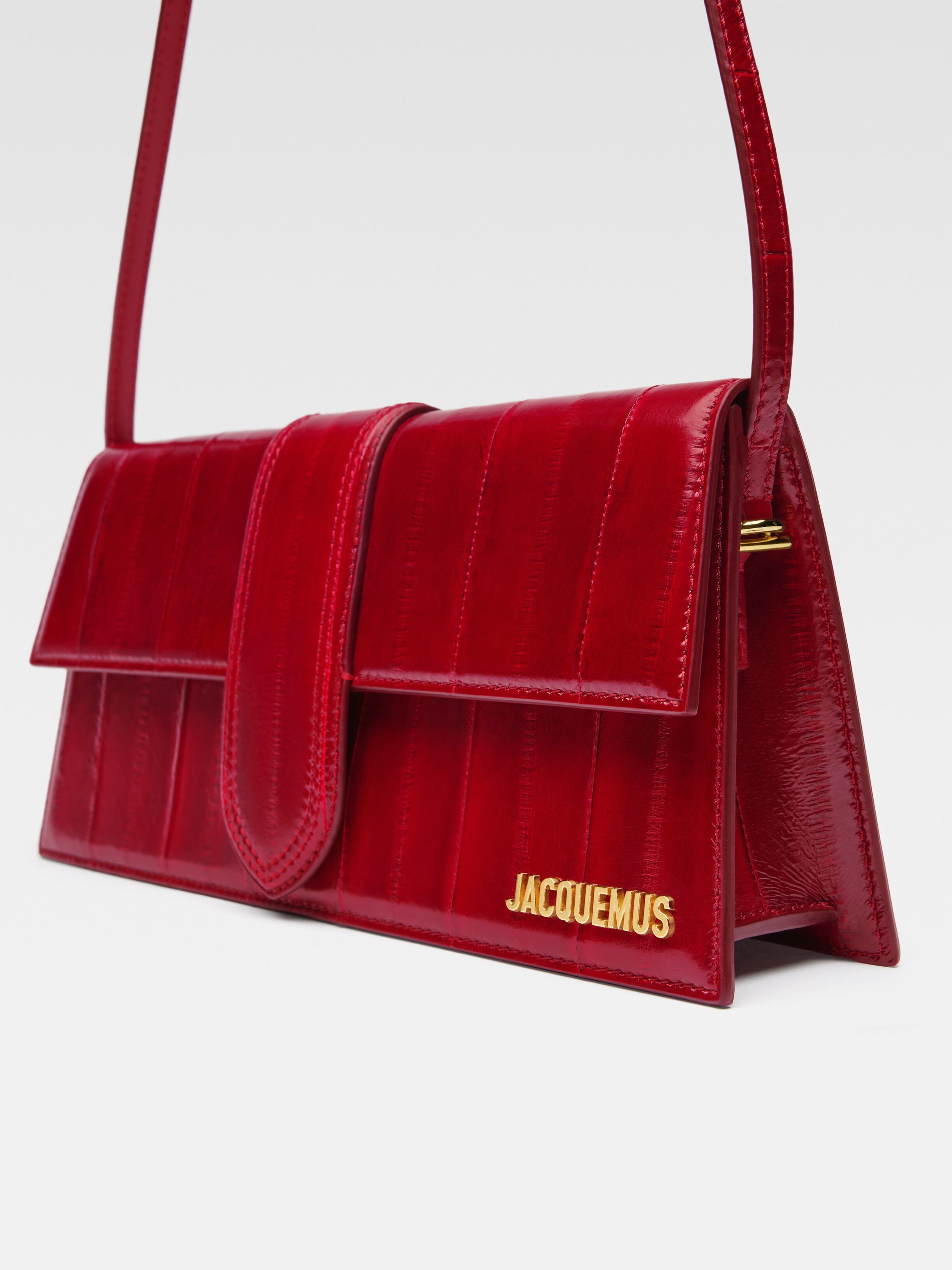Jacquemus Le Bambino Long Dark Red
