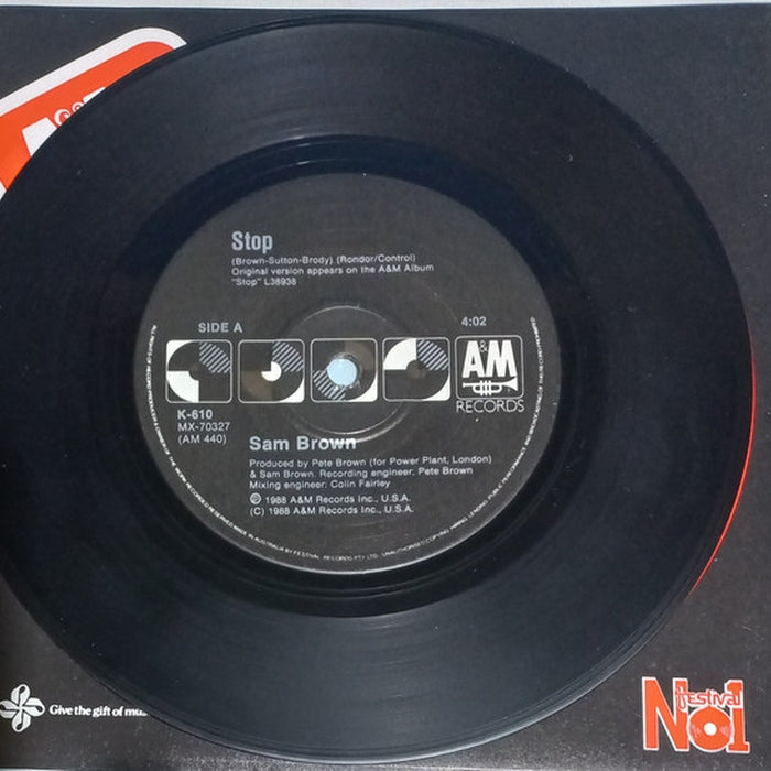 Sam Brown – Stop! (VG+/Generic)