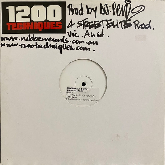 1200 Techniques – Consistency Theory Album Sampler (VG+/Generic)