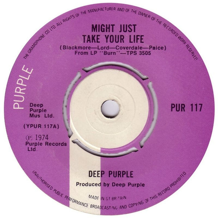 Deep Purple – Might Just Take Your Life (VG+/Generic)