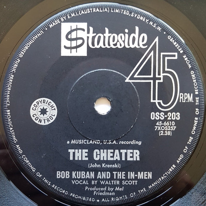Bob Kuban And The In-Men – The Cheater (VG/VG+)