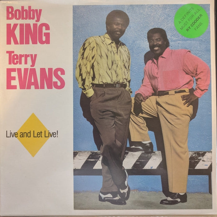 Bobby King, Terry Evans – Live And Let Live! (NM/VG+)