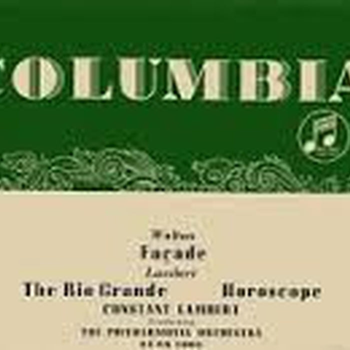 Sir William Walton, Constant Lambert, Philharmonia Orchestra – Walton-Facade: Lambert - Rio Grande & Horoscope (VG+/VG)