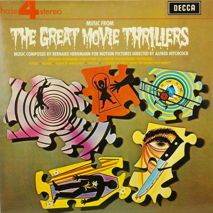 Bernard Herrmann, The London Philharmonic Orchestra – Music From The Great Movie Thrillers (VG+/VG+)
