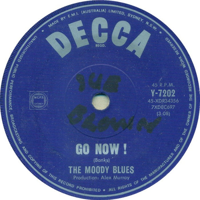 The Moody Blues – Go Now ! / It's Easy Child (VG+/Generic)