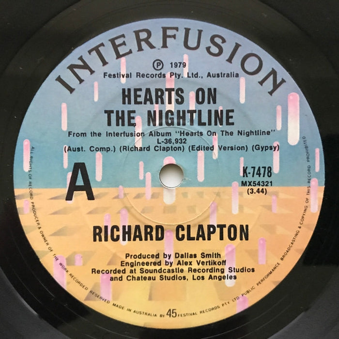 Richard Clapton – Hearts On The Nightline (VG+/Generic)