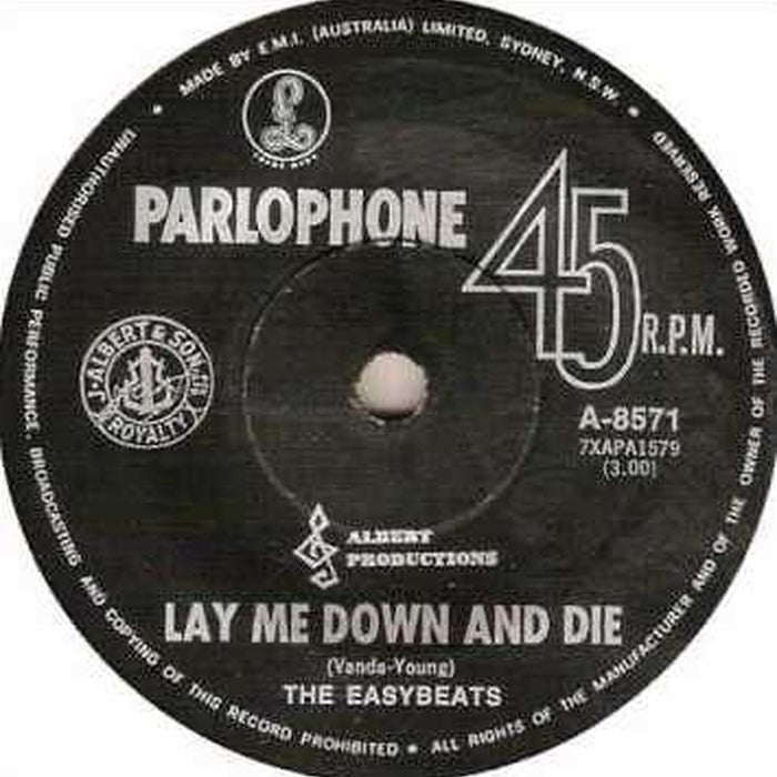 The Easybeats – Lay Me Down And Die (VG+/Generic)