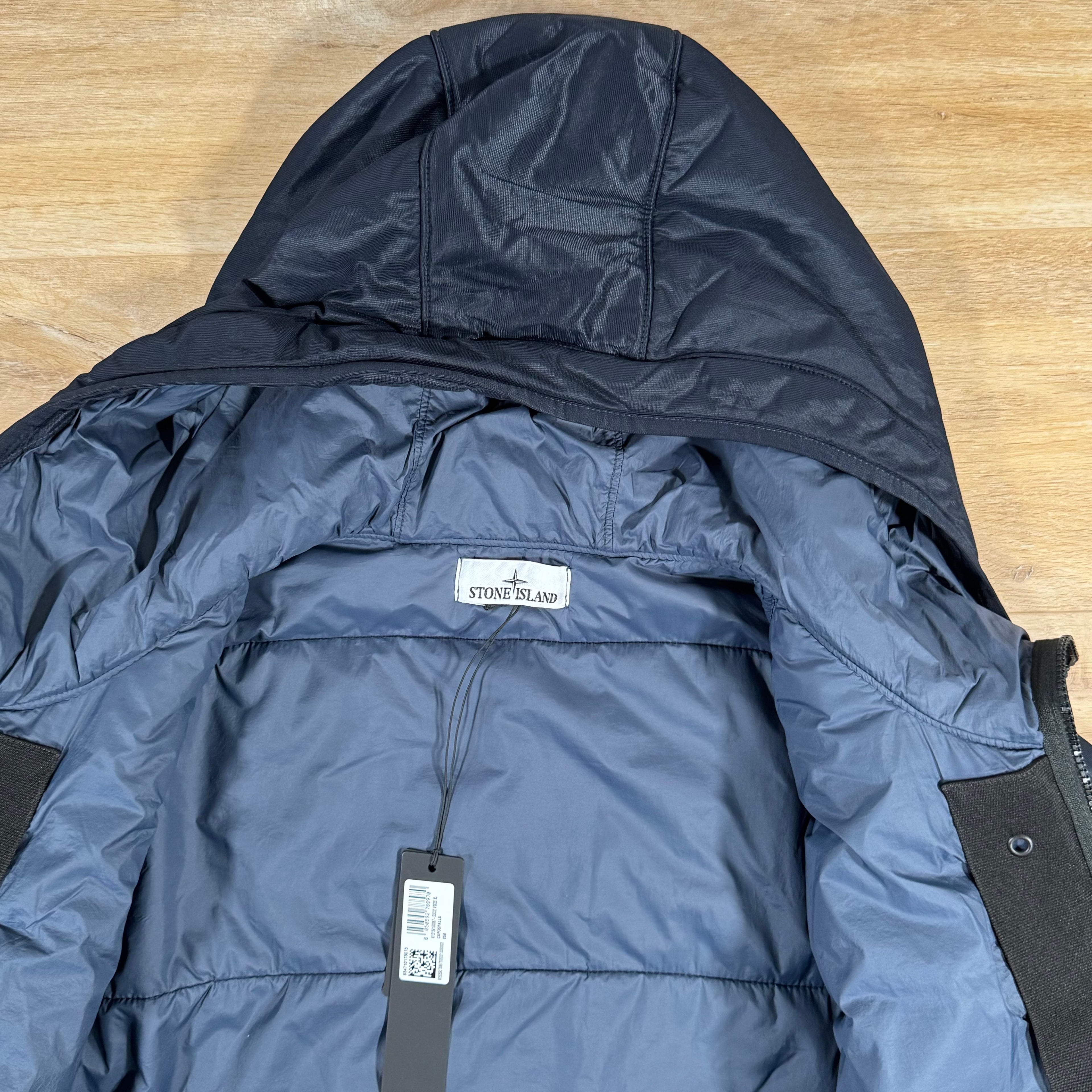 Stone Island Run-Proof Nylon Mesh-TC Reversible Jacket in Navy