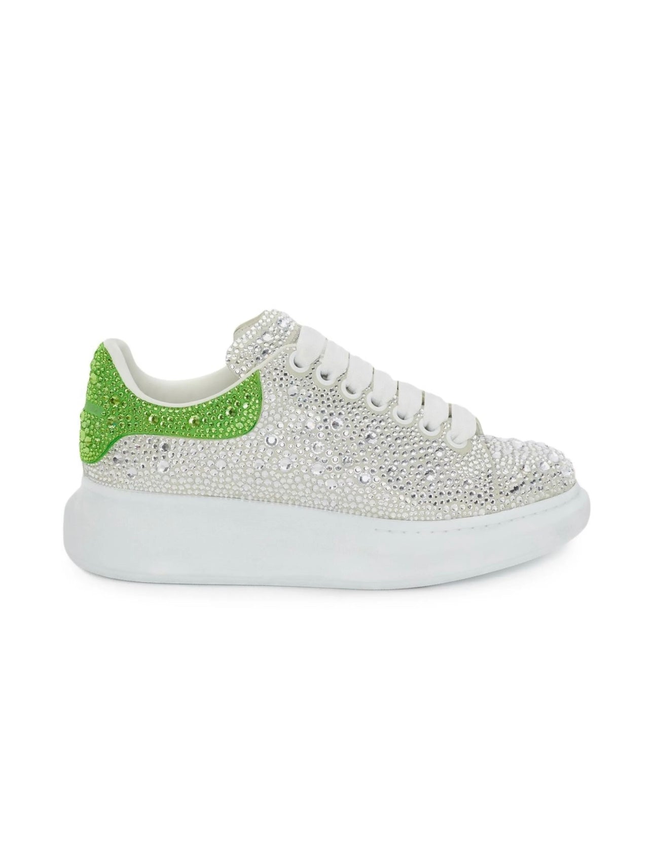 ALEXANDER MCQUEEN STRASS VERDE
