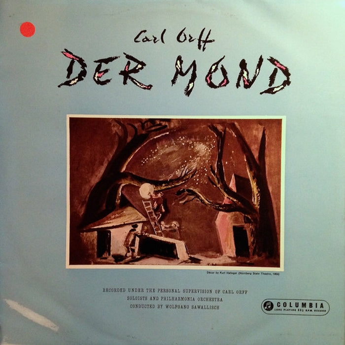 Carl Orff, Philharmonia Orchestra, Wolfgang Sawallisch – Der Mond (2xLP) (VG+/VG+)