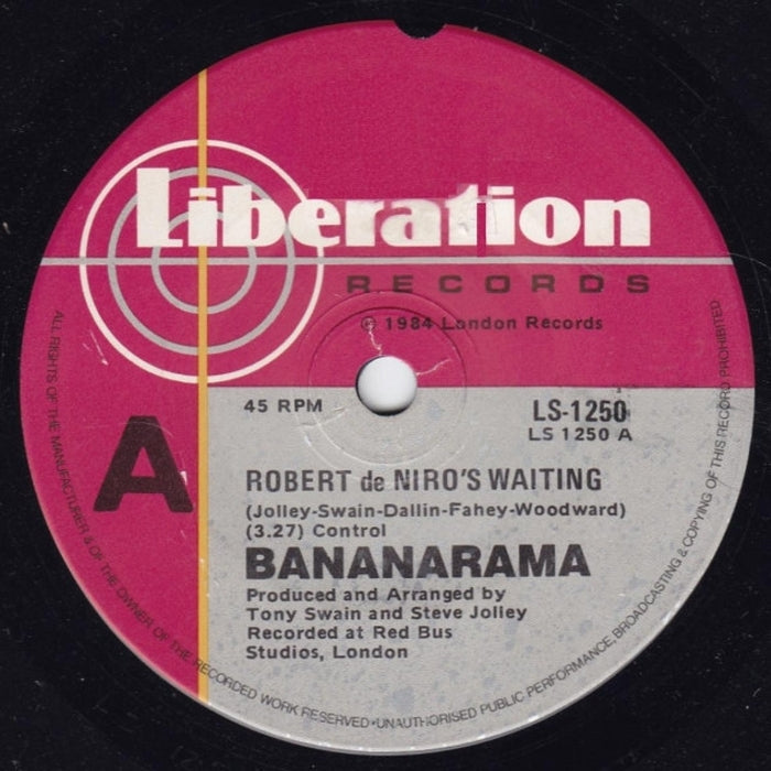 Bananarama – Robert De Niro's Waiting (VG+/Generic)