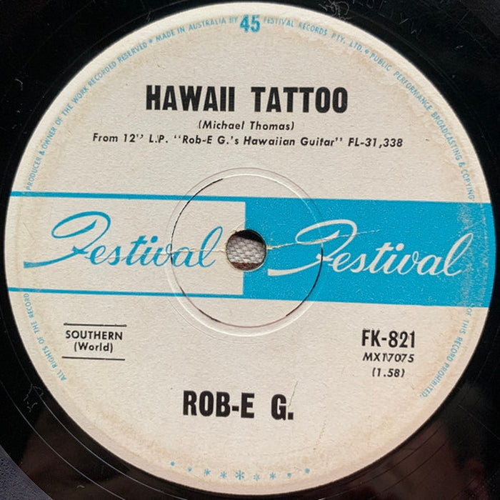 Rob E. G. – Hawaii Tattoo - Peter Gunn (E/Generic)