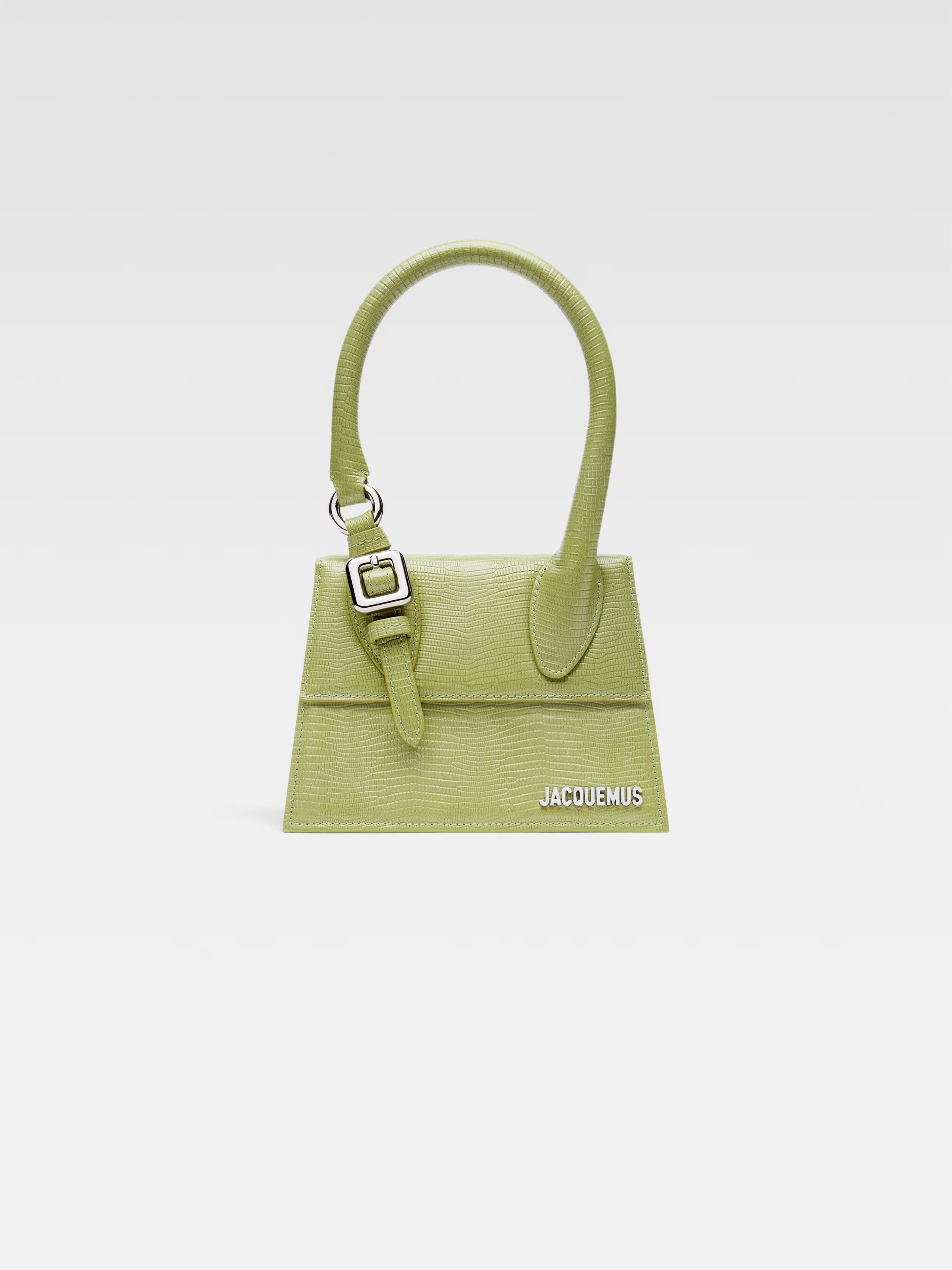 Jacquemus Le Chiquito Moyen Lime Con Fibia