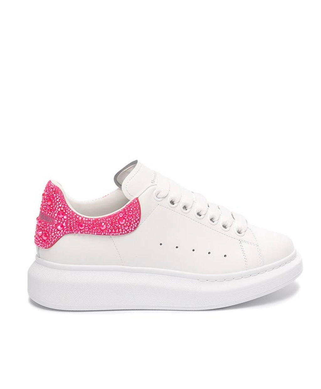 ALEXANDER MCQUEEN CON STRASS ROSA