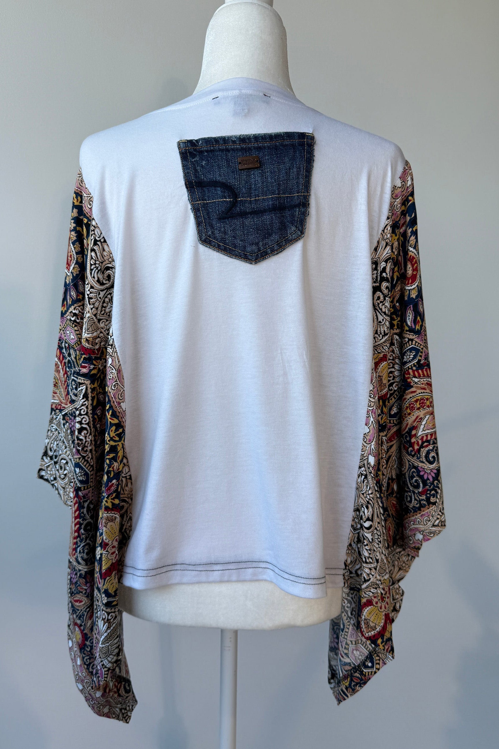 Brittney Mix & Match Tee White Floral