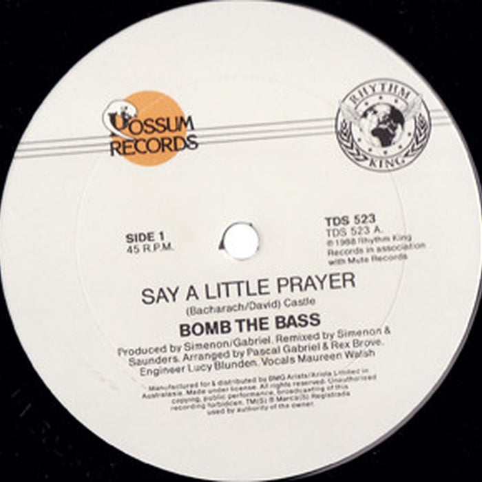 Bomb The Bass – Say A Little Prayer (VG+/Generic)