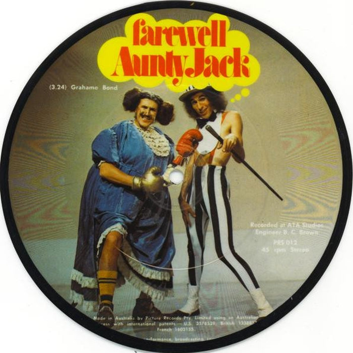 Aunty Jack, Grahame Bond – Farewell Aunty Jack (VG+/No Cover)