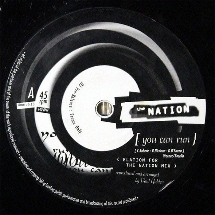 The Nation – You Can Run (VG+/Generic)