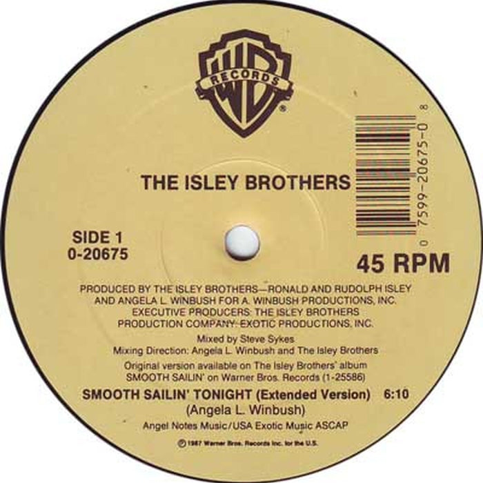 The Isley Brothers – Smooth Sailin' Tonight (VG+/Generic)