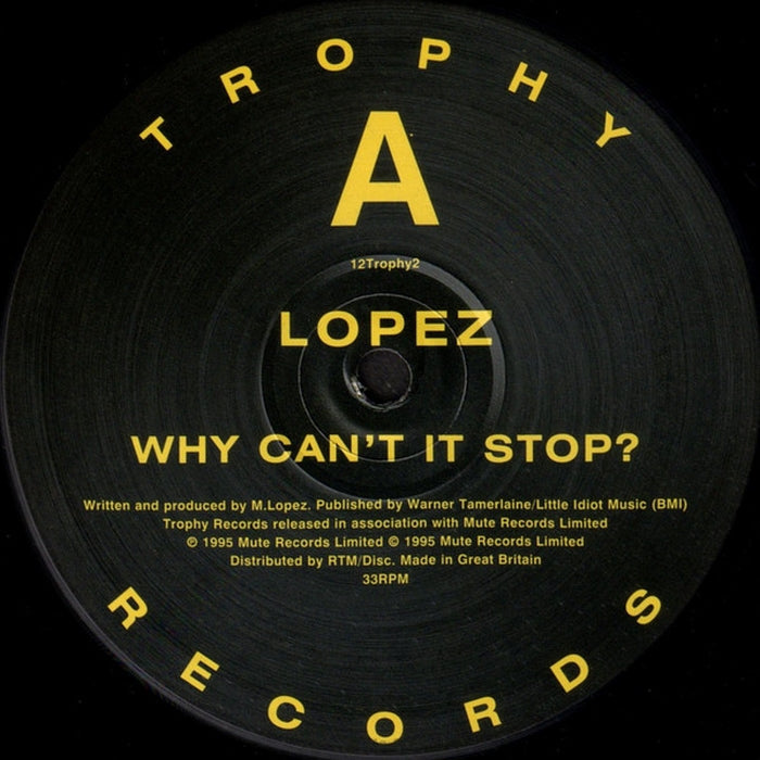 Lopez – Why Can't It Stop? (VG+/Generic)
