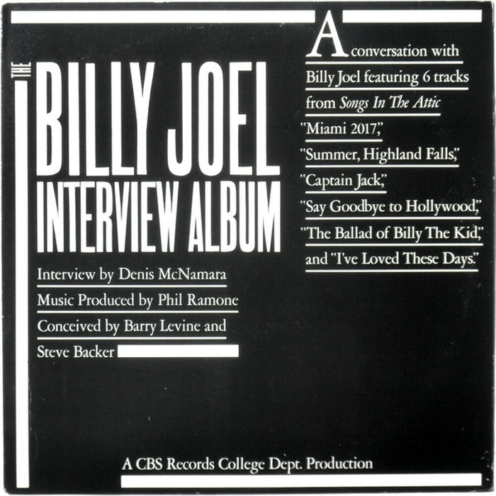 Billy Joel – The Billy Joel Interview Album (VG+/VG+)