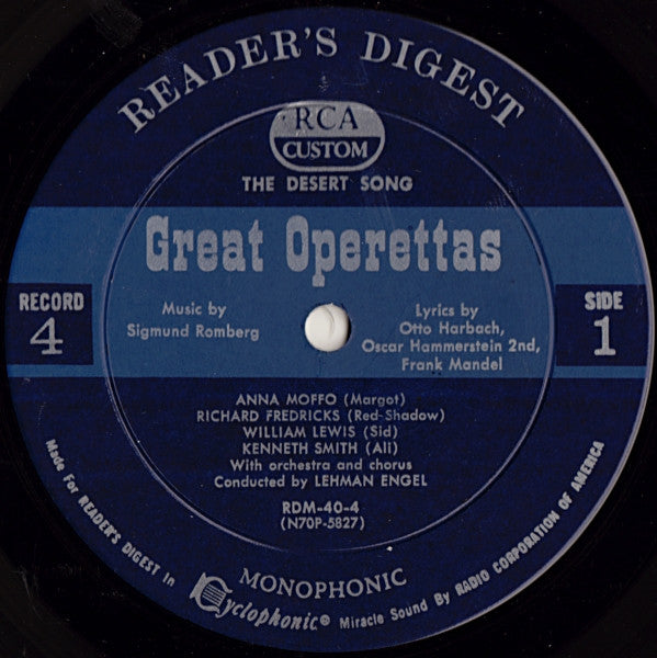 Treasury Of Great Operettas | Near Mint (NM) Very Good (VG)