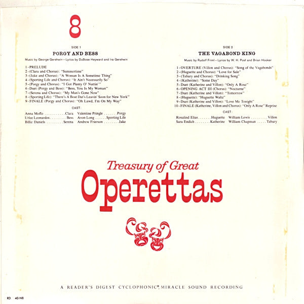 Treasury Of Great Operettas | Near Mint (NM) Very Good (VG)