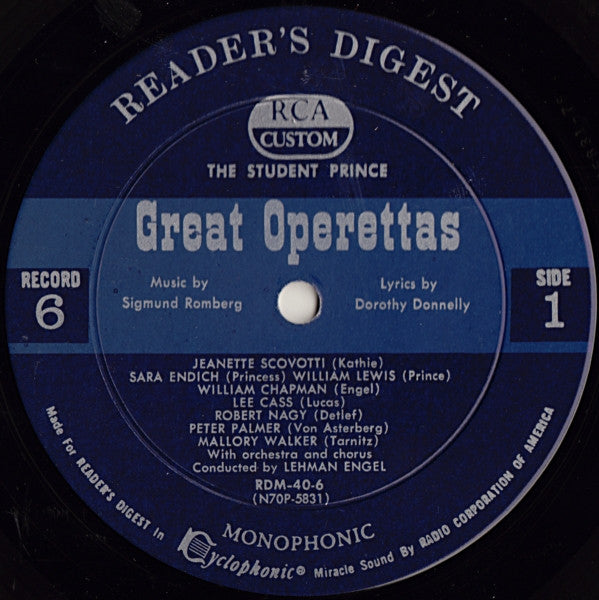 Treasury Of Great Operettas | Near Mint (NM) Very Good (VG)