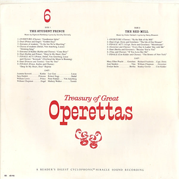 Treasury Of Great Operettas | Near Mint (NM) Very Good (VG)