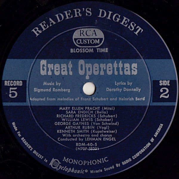Treasury Of Great Operettas | Near Mint (NM) Very Good (VG)