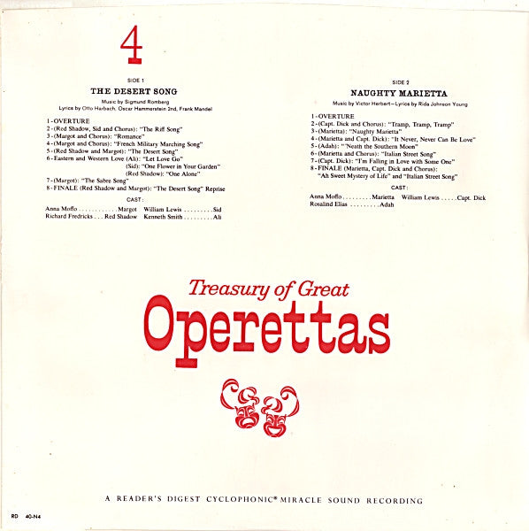 Treasury Of Great Operettas | Near Mint (NM) Very Good (VG)