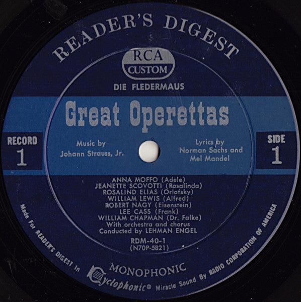 Treasury Of Great Operettas | Near Mint (NM) Very Good (VG)