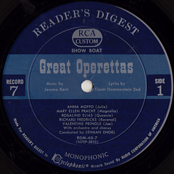 Treasury Of Great Operettas | Near Mint (NM) Very Good (VG)