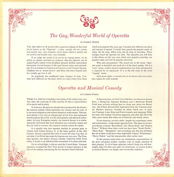 Treasury Of Great Operettas | Near Mint (NM) Very Good (VG)